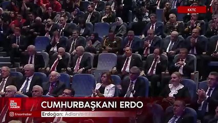 Cumhurbaşkanı Erdoğan: Adlarımız farklı olsa da soyadımız KKTC'dir