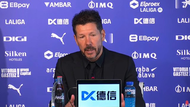 Simeone, rueda de prensa completa Alavés 0 - Atlético de Madrid 0