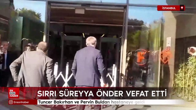 Tuncer Bakırhan ve Pervin Buldan Sırrı Süreyya Önder için hastaneye geldi