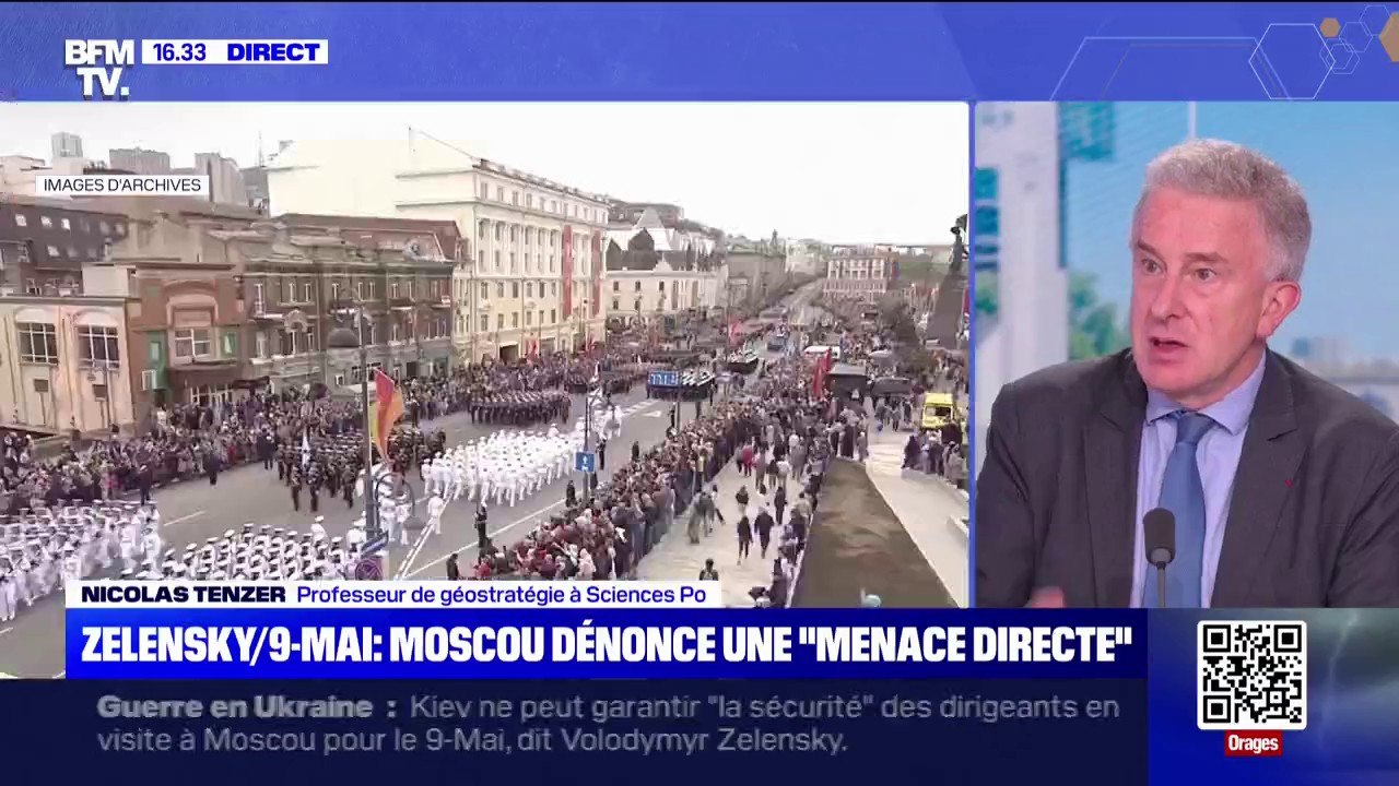Célébrations du 9 mai en Russie: "Le signal du président Zelensky est clair, il faut que la peur change de camp", explique Nicolas Tenzer, professeur de géostratégie