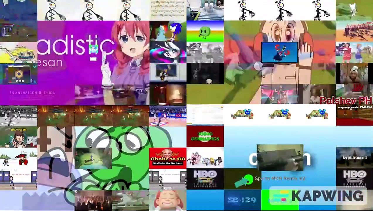 (POTENTIAL OFF TIMING WARNING) Everyone Creations - Sparta Remixes Quadparison (Only Maibequod V1+V2 Part)