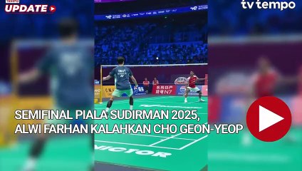 Semifinal Piala Sudirman 2025, Alwi Farhan Kalahkan Cho Geon-yeop