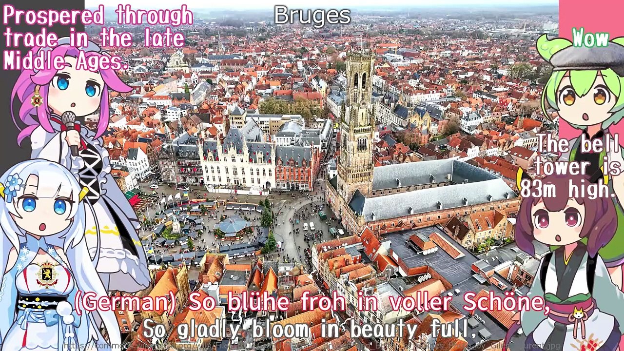 Belgium National Anthem "La Brabançonne - The Brabantian" Dutch, French and German Chorus (NEUTRINO) / English Subtitles