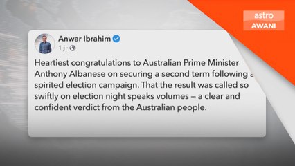 Anwar ucap tahniah kepada Albanese