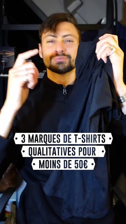 3 marques de T-shirts qualitatives pour moins de 50€ 💸