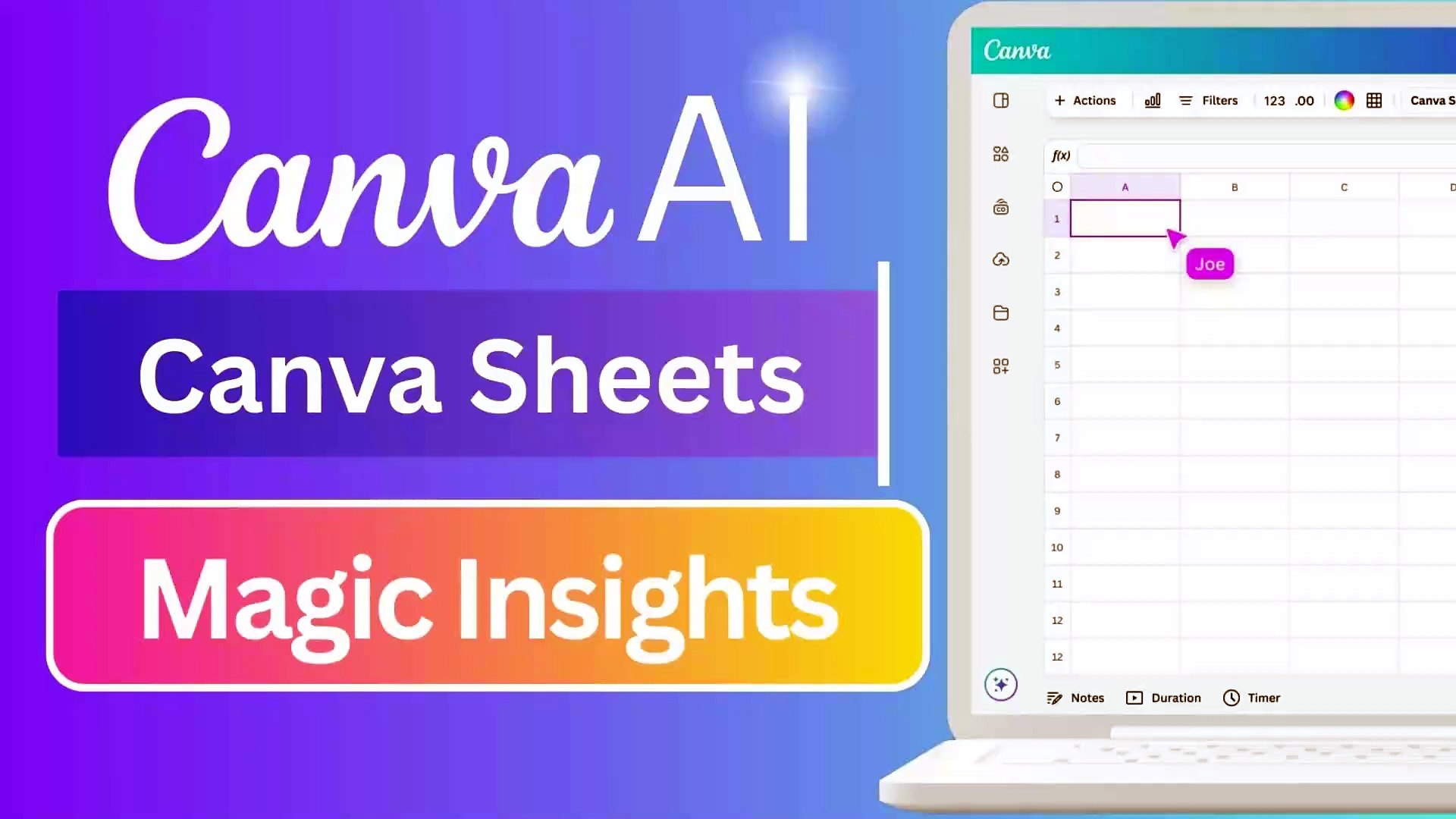 Discover How to Harness Magic Insights with AI in Canva Sheets