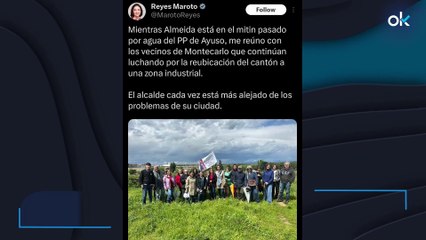 Nuevo ridículo de Maroto: confunde Montecarmelo (Madrid) con Montecarlo (Mónaco) al atacar a Almeida