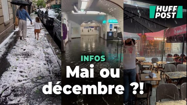 À Paris, ces grêlons du mois de mai ont pris tout le monde de court