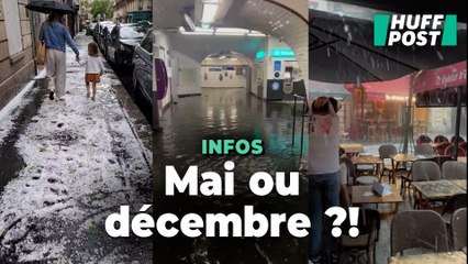 À Paris, ces grêlons du mois de mai ont pris tout le monde de court