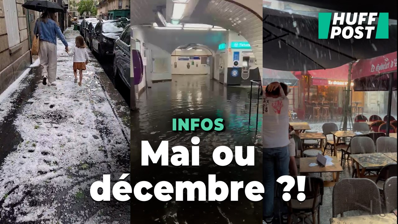 À Paris, ces grêlons du mois de mai ont pris tout le monde de court