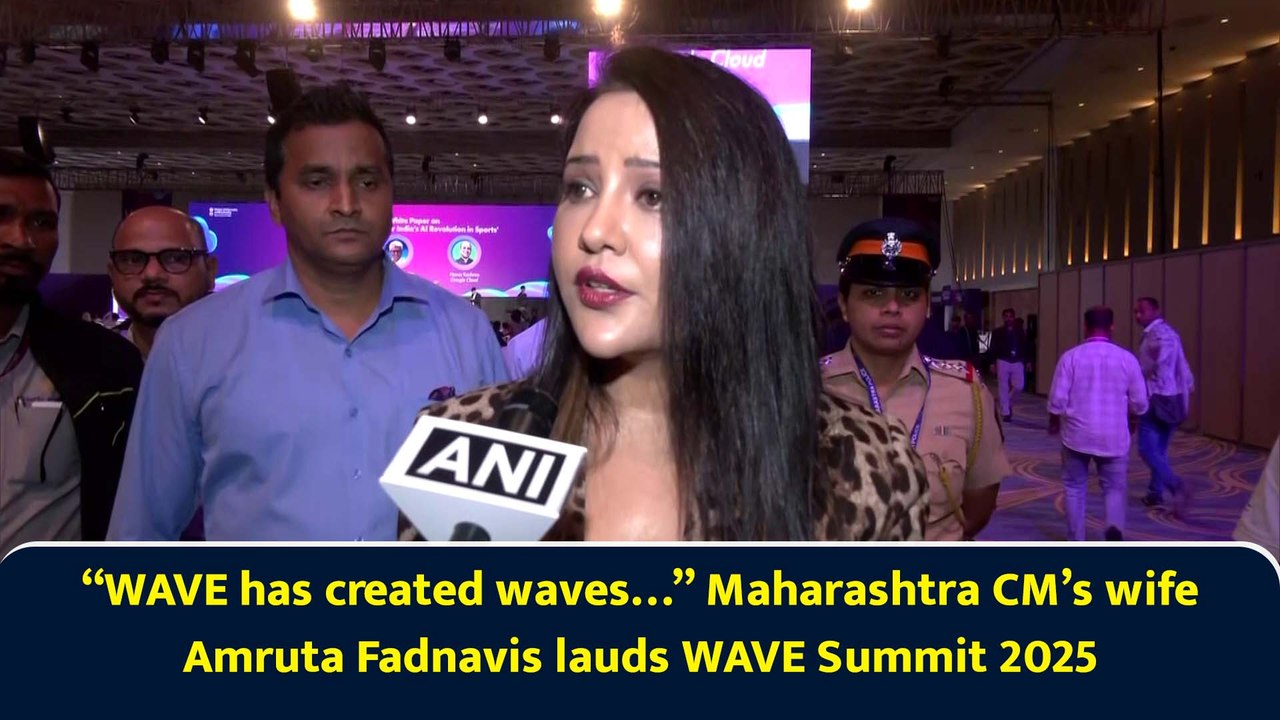 “WAVE has created waves…” Maharashtra CM’s wife Amruta Fadnavis lauds WAVE Summit 2025