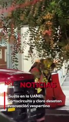 La UANE Monclova volvió a ser escenario de una evacuación, esta vez durante el turno vespertino. Un derrame de cloro y un ligero cortocircuito generaron la alerta, obligando al personal docente a desalojar a los estudiantes como medida de precaución.