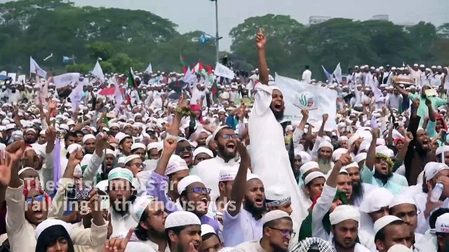 Thousands join rally by Islamist Group Hefazat-e-Islam in Bangladesh