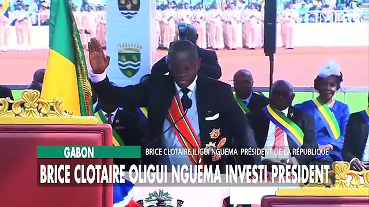 [#Reportage] Gabon : Brice Clotaire Oligui Nguéma investi président
