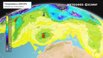 La presencia de aire muy frío en altura potenciará las tormentas