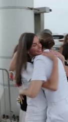 El reencuentro de la princesa Leonor y la reina Letizia