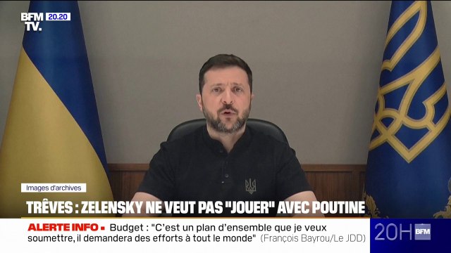 Guerre en Ukraine: Volodymyr Zelensky refuse de jouer avec les trêves de Vladimir Poutine