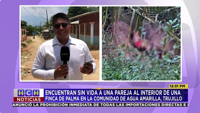 ¡Horror! Hallan cadáveres de una pareja en una finca de palma de Trujillo