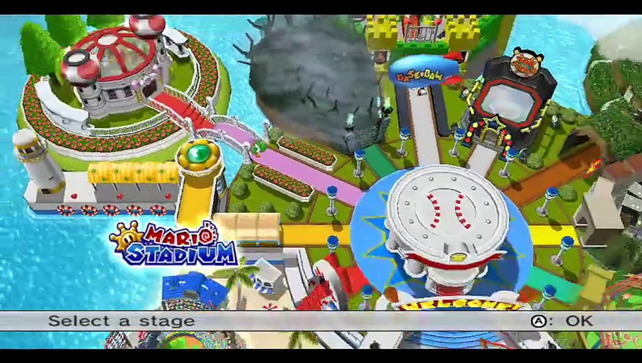 Mario Super Sluggers online multiplayer - wii