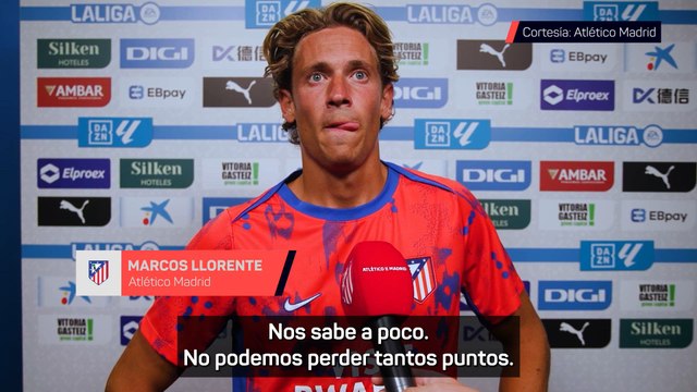 Llorente: Nos sabe a poco, somos el Atlético Madrid