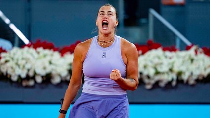 Aryna Sabalenka s'impose en finale du WTA 1000 de Madrid contre Coco Gauff