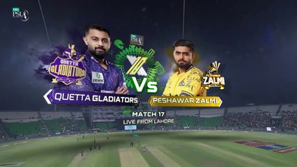 HBL PSL  | 17th Match | Quetta Gladiator vs Peshawar Zalmi | Full Match | Highlights | T20 | 2025