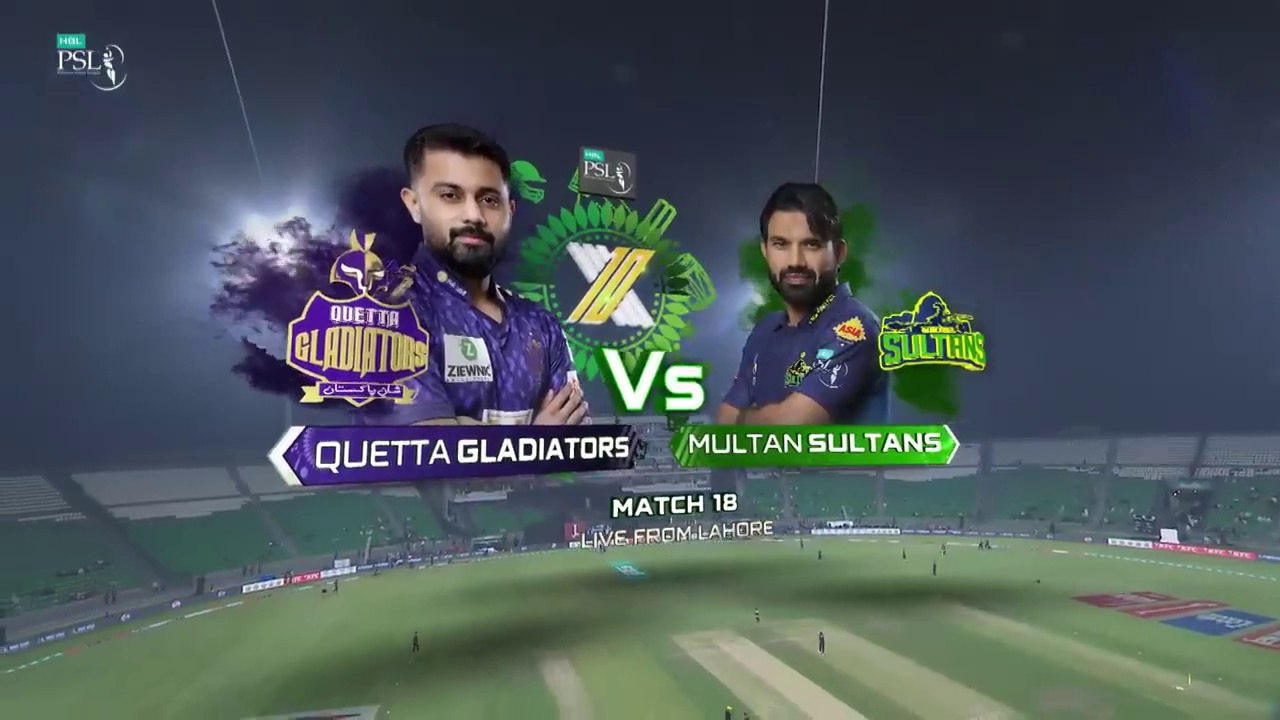 HBL PSL  | 18th Match | Quetta Gladiator vs Multan Sultan | Full Match | Highlights | T20 | 2025