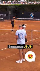 Emma at practice in Rome 3rd May