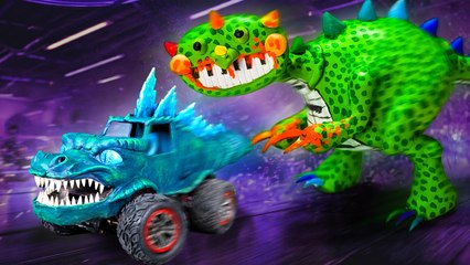 *New* 🦖DIY Pianosaurus Vs LEGO Monster Truck 🚜 : The MOST EPIC BATTLE EVER! 💥🔥💀