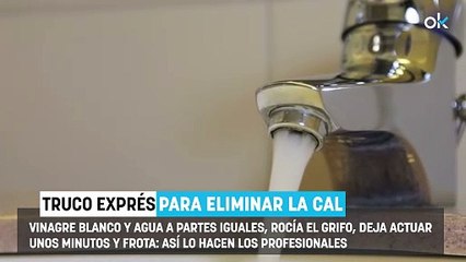 Ni vinagre ni lejía: el sencillo truco de los profesionales para eliminar la cal de los grifos al momento