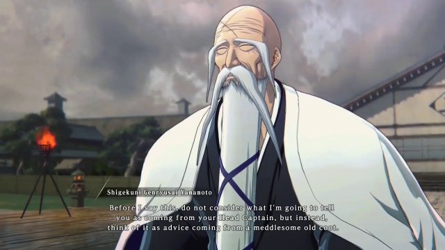 shigekuni genryusai yamoto all dialogue/cutscenes/secret story BLEACH Rebirth of Souls