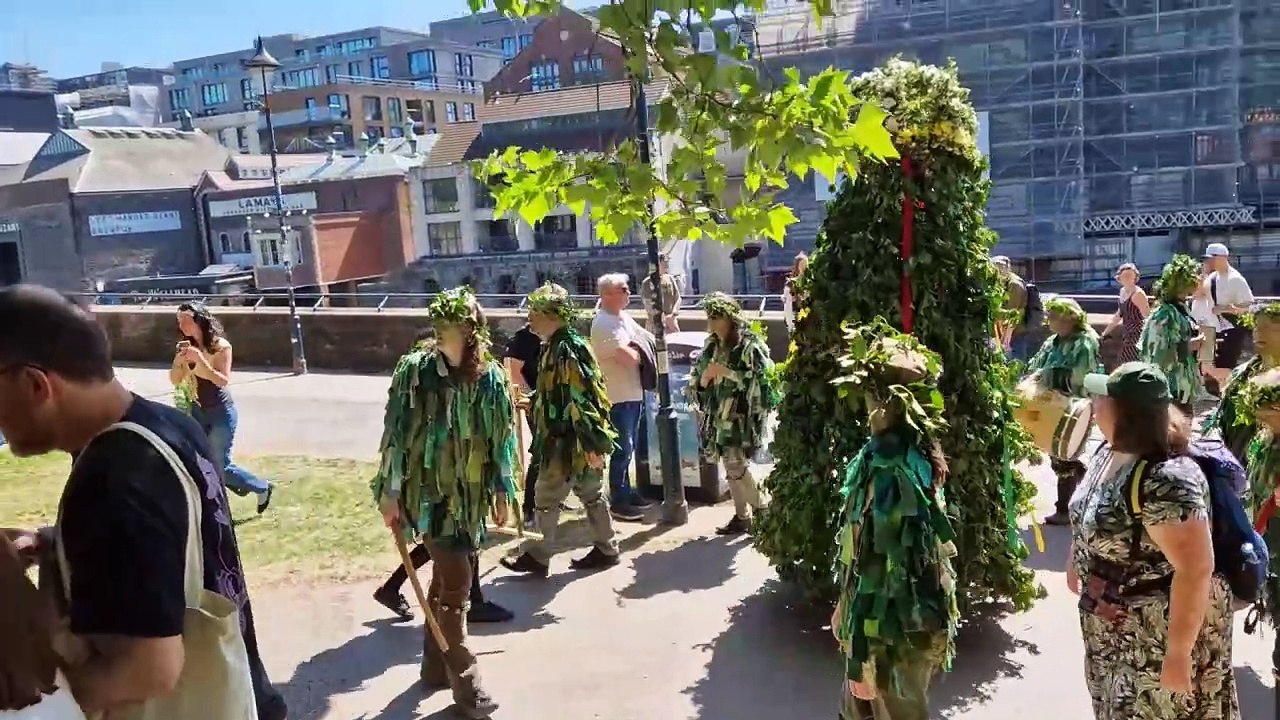 These were the lively scenes as Jack in the Green welcomed the summer in Bristol