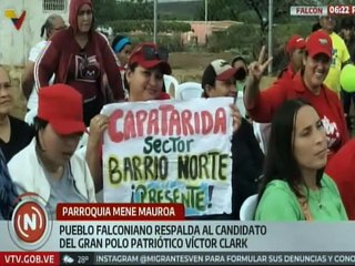 Pueblo falconiano reafirma su respaldo al candidato del GPP Víctor Clark