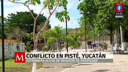 En Pisté, Yucatán, extranjera genera conflicto; coloca piedras para impedir el tránsito de personas