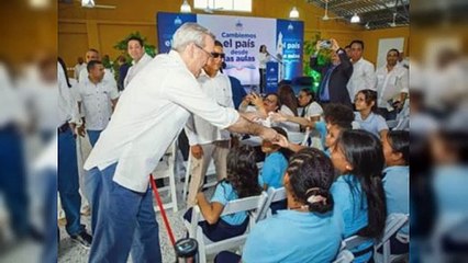Agenda del Presidente: inaugura escuela y visita museo en Bonao