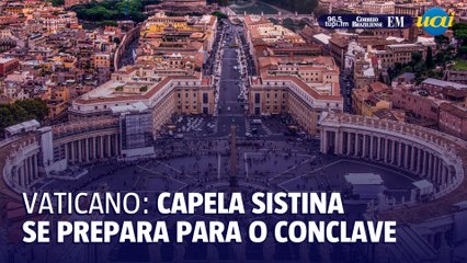 Veja como a Capela Sistina se prepara para o conclave