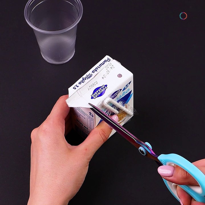 Epic milk box opening hack you need to try! 🥛👌