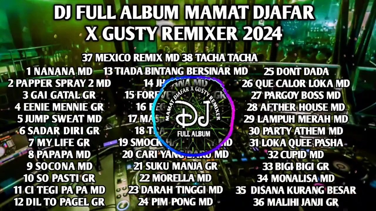 DJ VIRAL FULL ALBUM🌴MAMAT DJAFAR X GUSTY REMIXER 2024