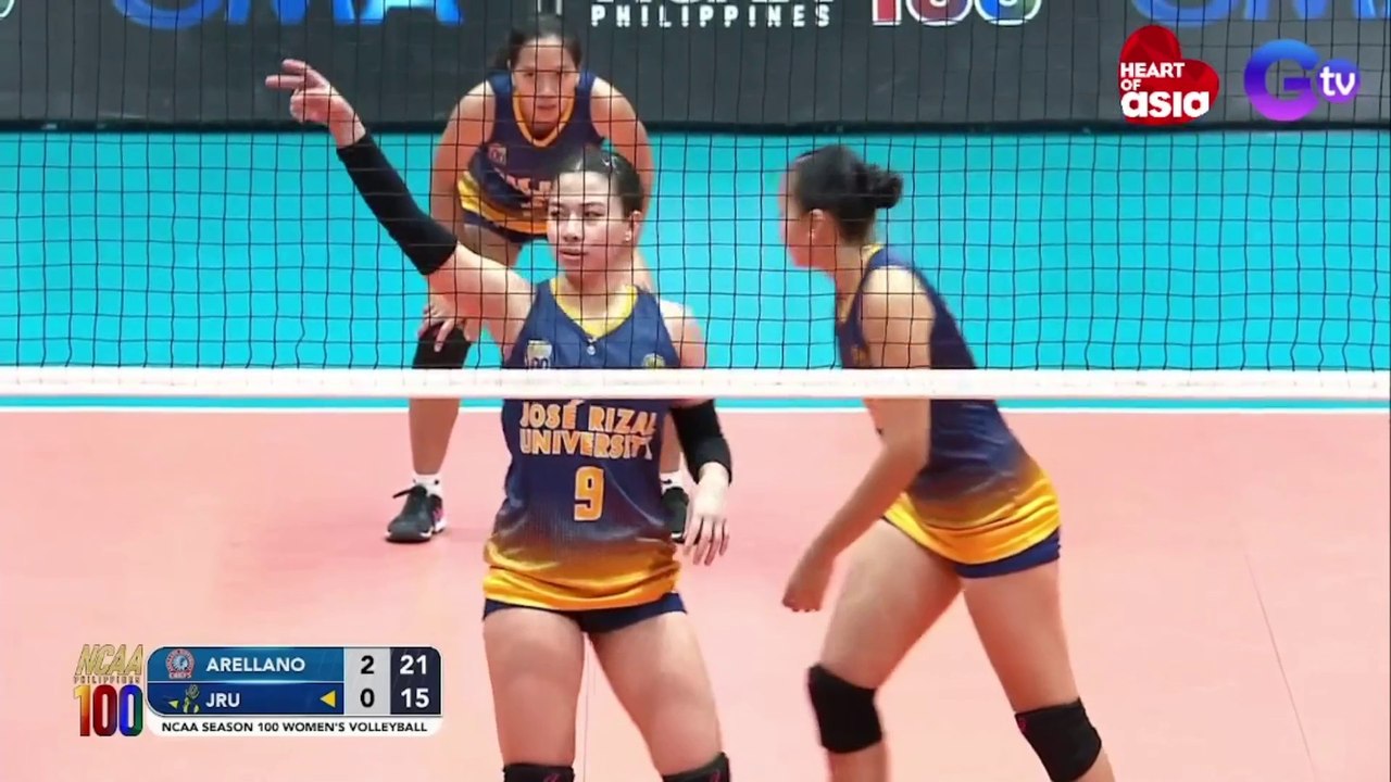 NCAA Women’s Volleyball Arellano vs JRU (Highlights) | NCAA Season 100