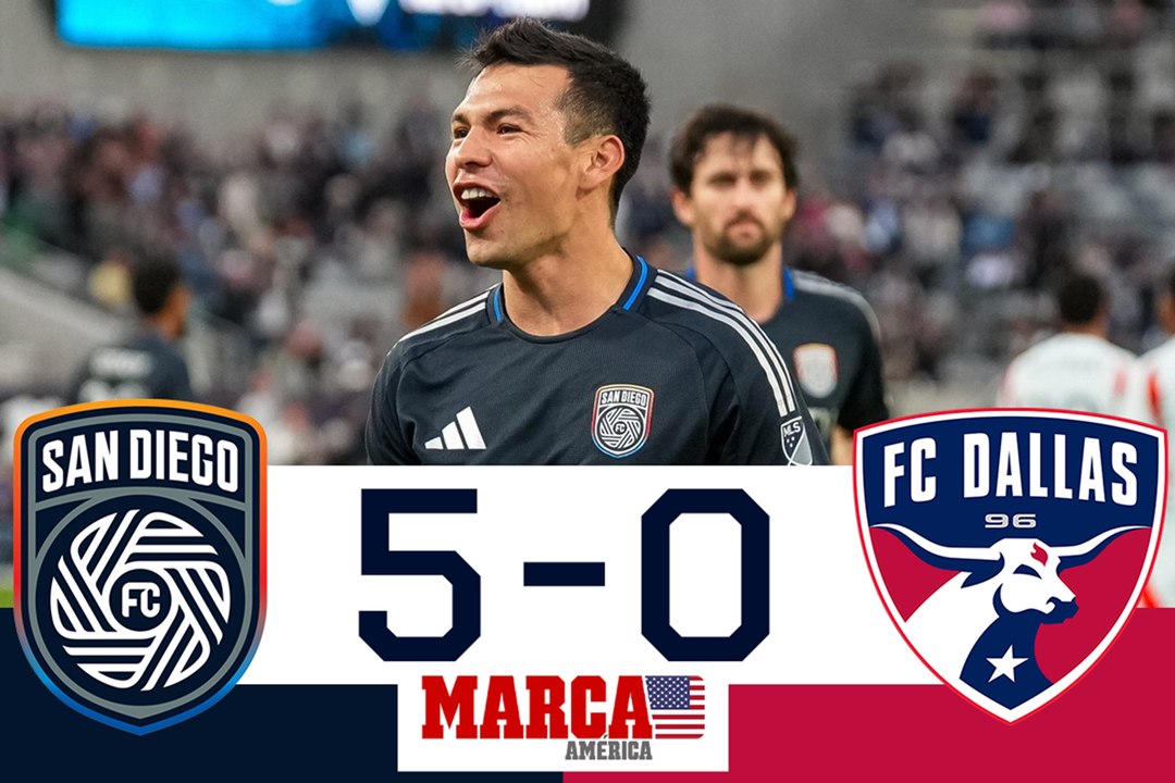 Manita en San Diego con dos de Chucky I San Diego 5-0 Dallas I Resumen y goles I MLS