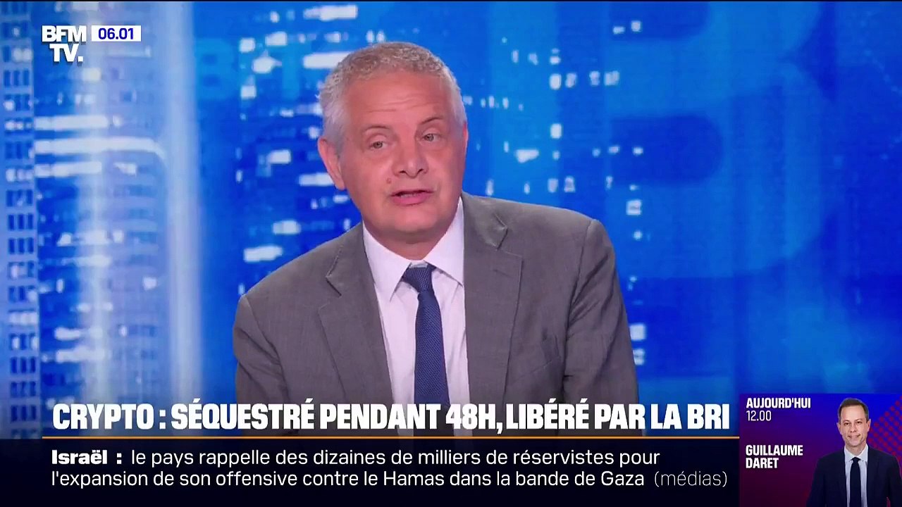 Nouvel enlèvement lié à la cryptomonnaie en France : Le père d'un riche homme d'affaire libéré hier soir par la BRI après 3 jours de détention et avec un doigt sectionné