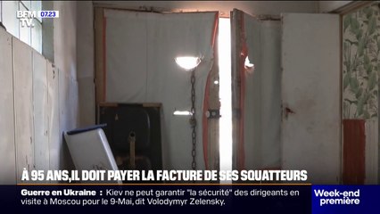 Poitiers: à 95 ans il doit payer la facture de ses squatteurs