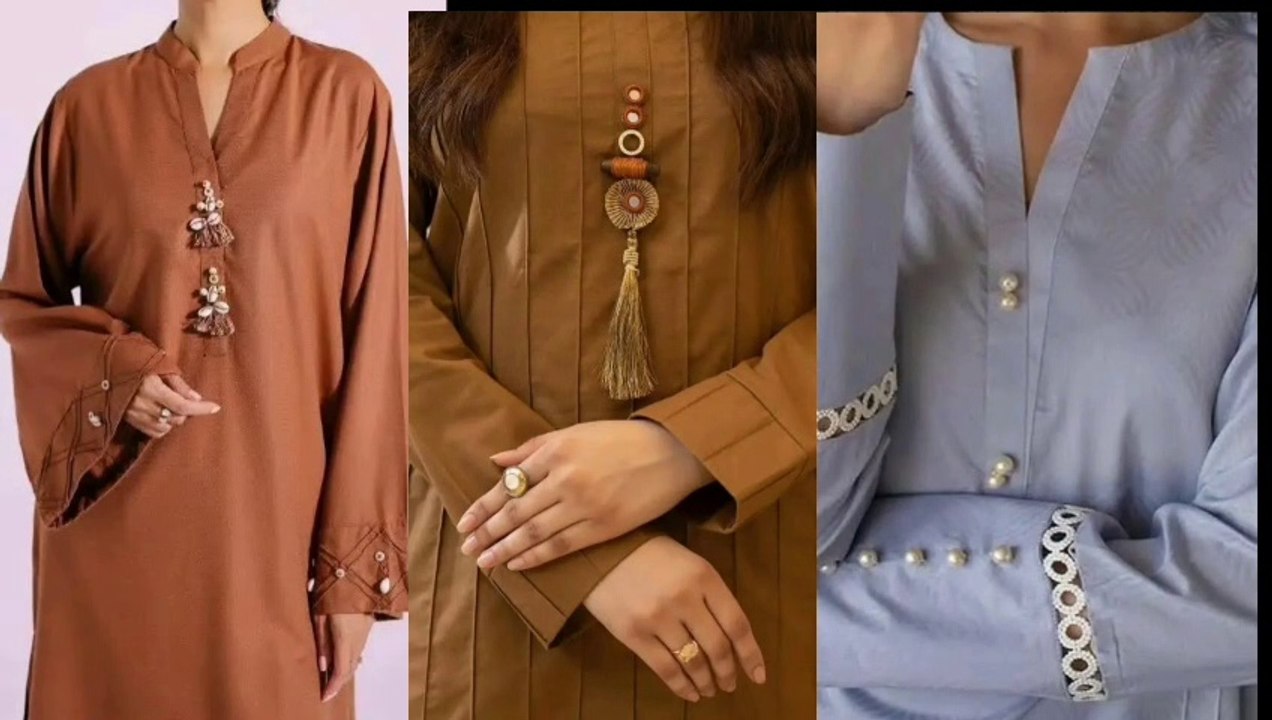 30+ Elegant Neck/Sleeves Designs for Lawn, Cotton & Punjabi Suits Neck/Sleeve Designs 2025 For Summer