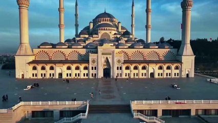 Büyük Çamlıca Camisi, tek plan çekim tekniğiyle görüntülendi