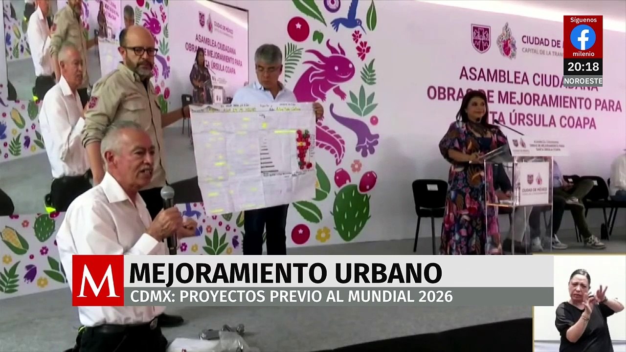 Así planea Clara Brugada renovar Santa Úrsula rumbo al Mundial 2026