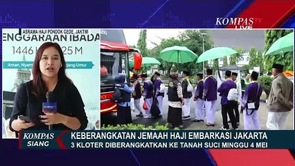 [FULL] SItuasi Jelang Keberangkatan Jemaah Haji Asrama Pondok Gede-Bandara Soetta per 4 Mei 2025