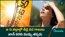 Telangana Heatwave : తెలంగాణలోని 13 జిల్లాలకు వడగాలుల ముప్పు | Oneindia Telugu