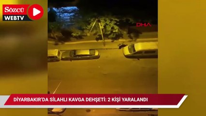 Diyarbakır’da silahlı kavga dehşeti: 2 kişi yaralandı