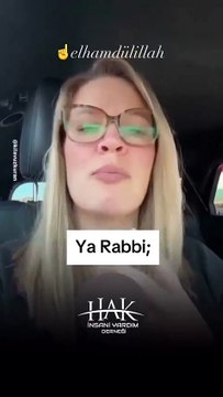 İngiliz kadının yaptığı dua izleyenleri ağlattı! Ya Rabbi lütfen bana Filistinli annenin imanından bir damla olsun ver!