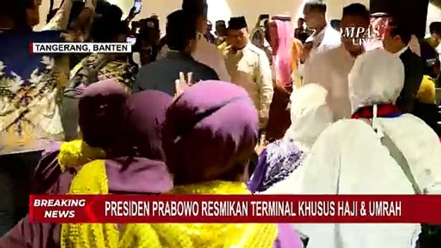 Momen Presiden Prabowo & Menteri Kabinet Merah-Putih Tinjau Fasilitas di Terminal Khusus Haji-Umrah